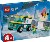 LEGO City 60403 Emergency Ambulance thumbnail 1