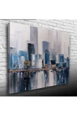 Sisli Şehir Canvas Tablo (50x70) thumbnail 1