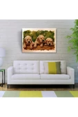 Yavru Köpekler Canvas Tablo (50x70) thumbnail 3