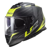 LS2 STORM 2 NERVE MAT SİYAH-NEON SARI KASK thumbnail 1