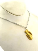 El Bombası - Grenade - Kolye - Gold Görünümlü thumbnail 4