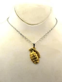 El Bombası - Grenade - Kolye - Gold Görünümlü thumbnail 7