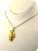 El Bombası - Grenade - Kolye - Gold Görünümlü thumbnail 10