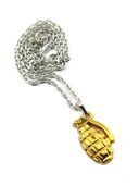 El Bombası - Grenade - Kolye - Gold Görünümlü thumbnail 8