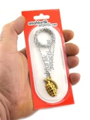 El Bombası - Grenade - Kolye - Gold Görünümlü thumbnail 2