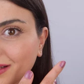 14 Ayar Tektaş Altın Küpe 1,10 gr thumbnail 4