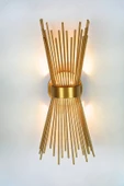 ST00 Dekoratif Kirpi Duvar Aplik Eskitme Gold E27 Duy thumbnail 2