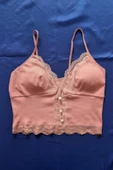 Moda Kadın Pedli Büstiyer Crop thumbnail 9