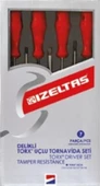 İZELTAŞ DELİKLİ TORX UÇLU TORNAVİDA SETİ 7 PARÇA thumbnail 1