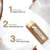 Hurraw Lip Balm Coconut thumbnail 2