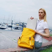 Anemoss Laptop Sırt Çantası Sarı thumbnail 6