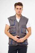 Gri  Çok Cepli Yelek thumbnail 4