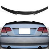 Bmw E92 coupe M4 boyalı spoiler (Pianoblack) 2005-2012 arası thumbnail 3