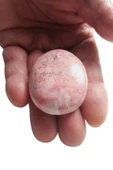 Peru Rodonit Masaj Terapi Taşı - Palm Stone 103-2 thumbnail 2