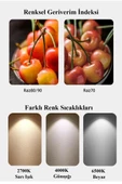 Şahnet 7W Mini Avize Led Ampul Sarı - 3000K E14 (3 Adet) thumbnail 6