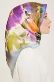 ARMİNE 90*90İPEK EŞARP 9103D (S) thumbnail 3