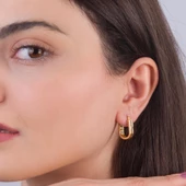 14 Ayar İtalyan Altın Küpe 3,2 gr thumbnail 3