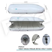 Tabut Bagaj Parlak Beyaz 450LT Tuğra thumbnail 1