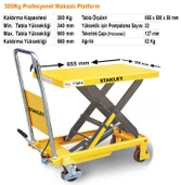 Stanley X300 300Kg Profesyonel Makaslı Platform thumbnail 7