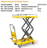 Stanley Xx800 800Kg Profesyonel Çift Makaslı Platform thumbnail 8