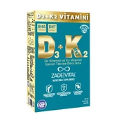 Zade Vital D3+K2 Vitamini 30 Kapsül thumbnail 2