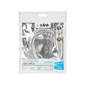 S-link SL-AF2015 Usb2.0 1.5m Şeffaf Uzatma Kablo thumbnail 3