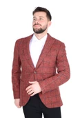 Erkek Buklet Ekose Ceket thumbnail 8