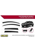 Dacia Duster 2010-2017 Kromlu Cam Rüzgarlığı thumbnail 1