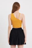 Kadın Askılı Crop Kaşkorse   Sarı thumbnail 4