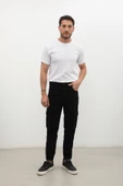 Erkek Kargo Cep Jean Pantolon thumbnail 5