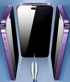iPhone 14 Pro Max Kor Privacy Cam Ekran Koruyucu thumbnail 7