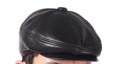Klasik Erkek Deri Kasket thumbnail 3