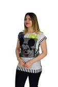 Kadım Fileli Baskılı Tişört MK-18345 thumbnail 3
