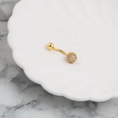 Kadın 14 Ayar Atın Göbek Piercing thumbnail 3
