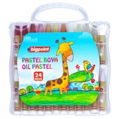 Bigpoint Pastel Boya 24 Renk - Şeffaf Çantalı thumbnail 1