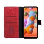 Huawei P40 Lite Kılıf FitCase Fabric Kapaklı Cüzdanlı thumbnail 10