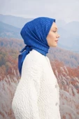 95 X 95 COTTON MONOGRAM DESEN EŞARP - AR 3099 03045 thumbnail 8