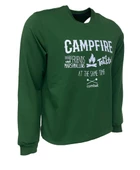 SWEATSHIRT BASIC - 902 - YEŞİL thumbnail 2