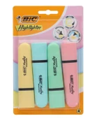 Bic Marking Flat Highlighter 4 lü Blister Pastel thumbnail 1