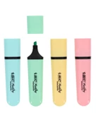 Bic Marking Flat Highlighter 4 lü Blister Pastel thumbnail 2
