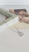 Gümüş Baget Çelik Kolye Sns200248 thumbnail 4