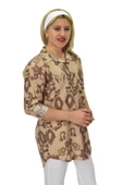 Kadın Leopar Desen Ayrobin Gömlek BGL-ST03700 thumbnail 9