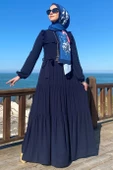 Bade Elbise Lacivert thumbnail 5