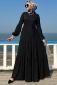 Asil Siyah Elbise thumbnail 8