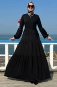 Asil Siyah Elbise thumbnail 6
