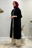 Manolya Siyah Triko Hırka thumbnail 4