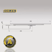 Geze Boxer Ankastre Kapı Kapatıcı Hidrolik 3-6 thumbnail 1