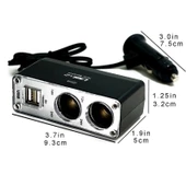 Space 2 x USB Çakmak Soketi / ICCA22 thumbnail 3