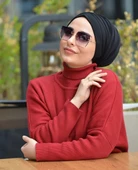 Lavender Dubai Pratik Şal Siyah DPS01 thumbnail 2