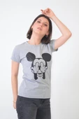 Bisiklet Yaka Baskılı T-Shirt 8735 thumbnail 6